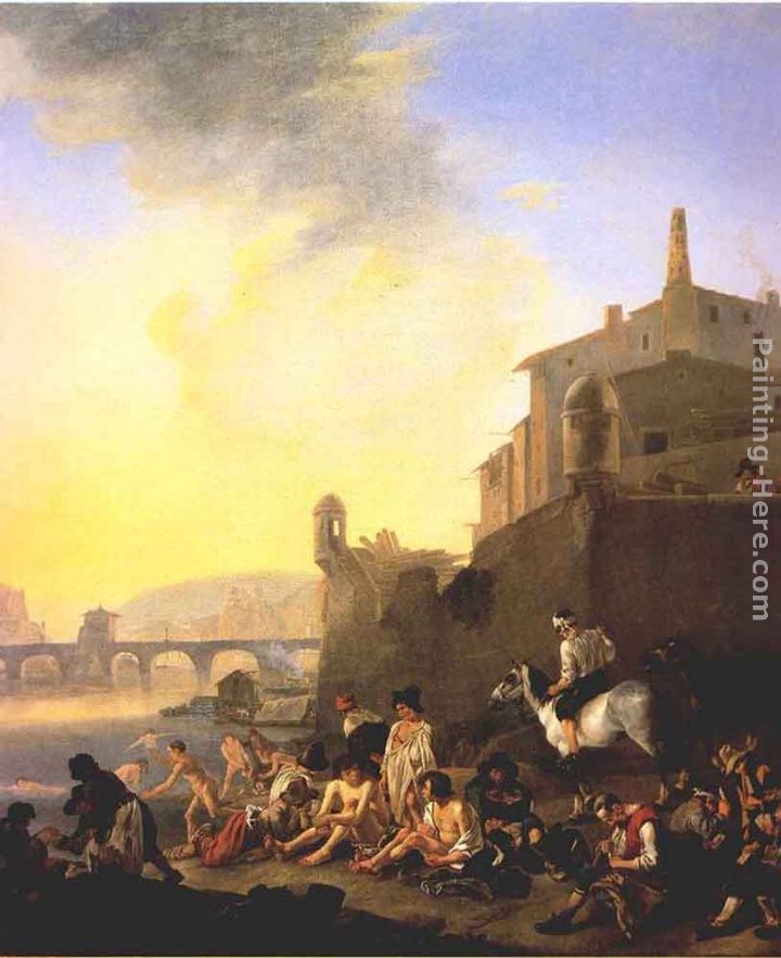 Johannes Lingelbach Bathing Gypsies